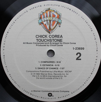 Chick Corea : Touchstone (LP, Album, Spe)