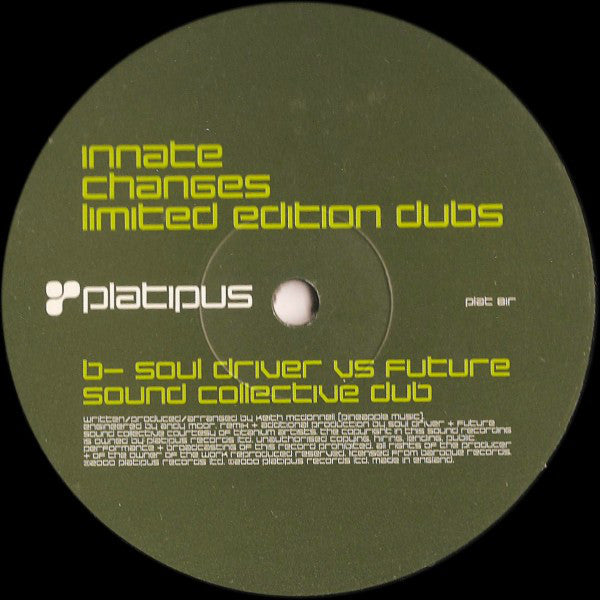 Innate : Changes (Limited Edition Dubs) (12", Ltd)