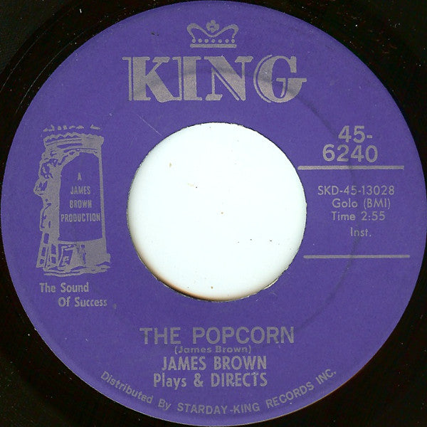 James Brown : The Popcorn / The Chicken (7", Single)