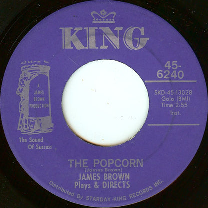 James Brown : The Popcorn / The Chicken (7", Single)