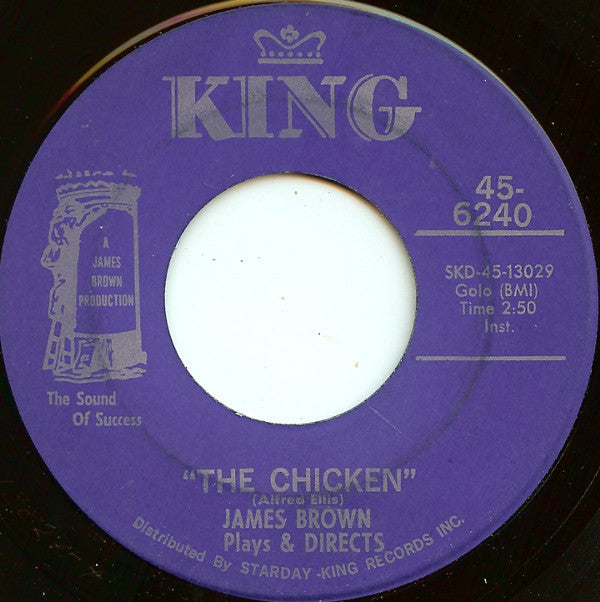 James Brown : The Popcorn / The Chicken (7", Single)