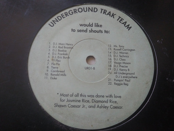 Underground Trak Team : The Ignorant EP (12", EP)