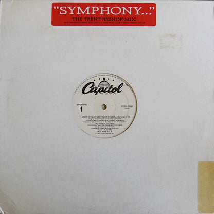 Megadeth : Symphony... (12", Single, Promo)