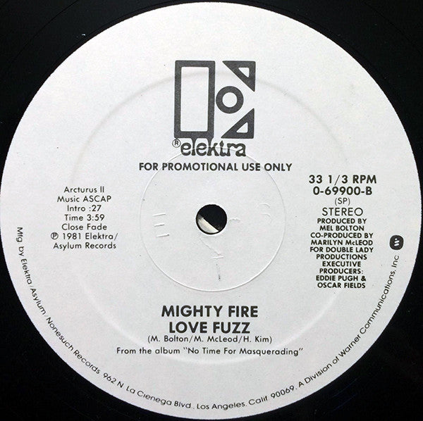 Mighty Fire : Take It To The Hoop - L.A. Lakers / Love Fuzz (12", Promo)