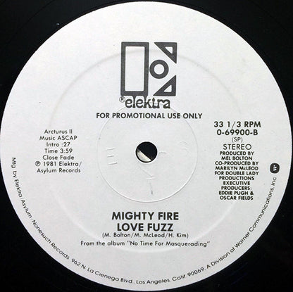 Mighty Fire : Take It To The Hoop - L.A. Lakers / Love Fuzz (12", Promo)