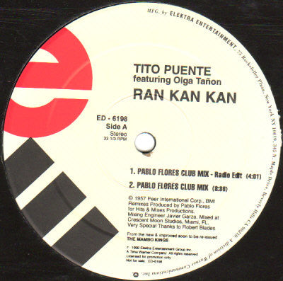 Tito Puente : Ran Kan Kan (12", Promo)