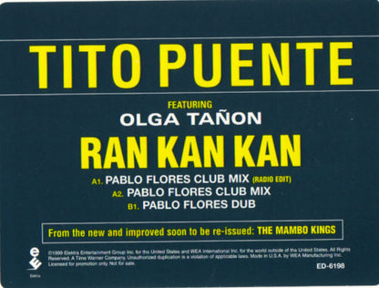 Tito Puente : Ran Kan Kan (12", Promo)