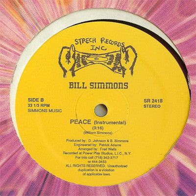 Bill Simmons : Peace (12")