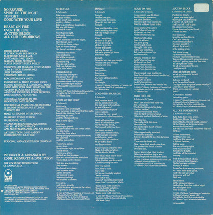 Eddie Schwartz : No Refuge (LP, Album, Spe)