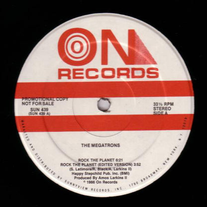 The Megatrons : Rock The Planet (12", Promo)