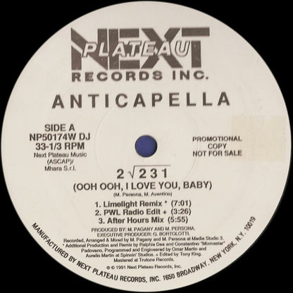 Anticapella* : 2√231 (12", Promo)