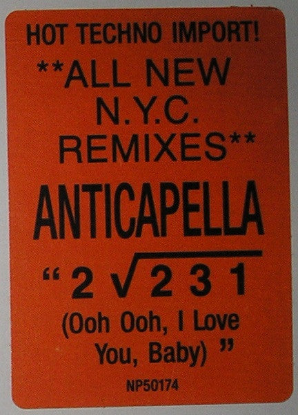 Anticapella* : 2√231 (12", Promo)