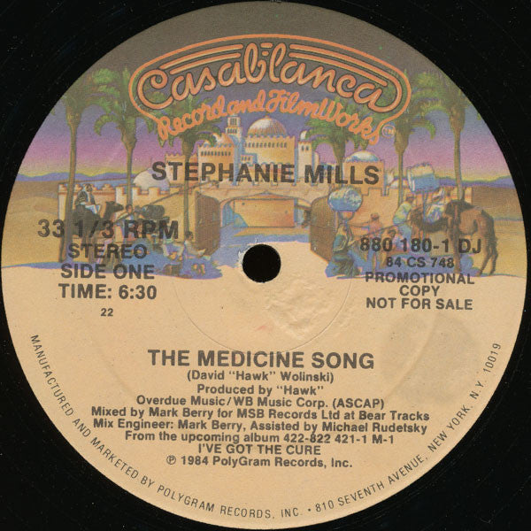 Stephanie Mills : The Medicine Song (12", Promo)