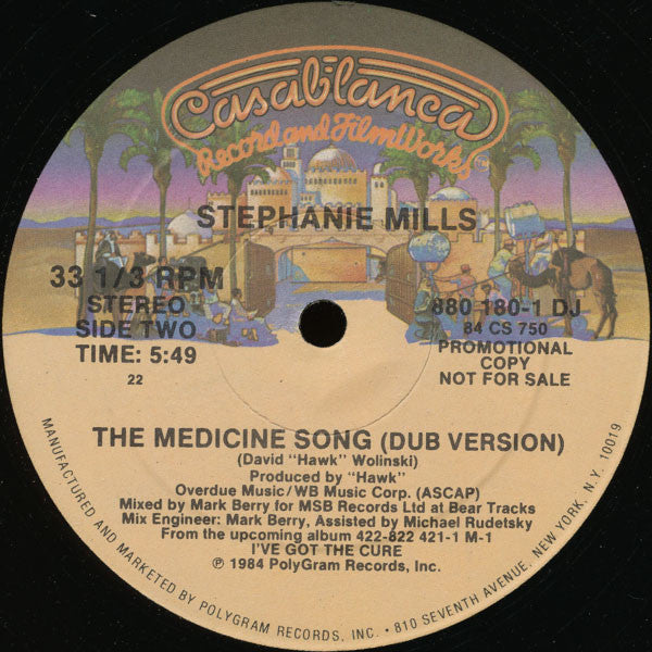 Stephanie Mills : The Medicine Song (12", Promo)