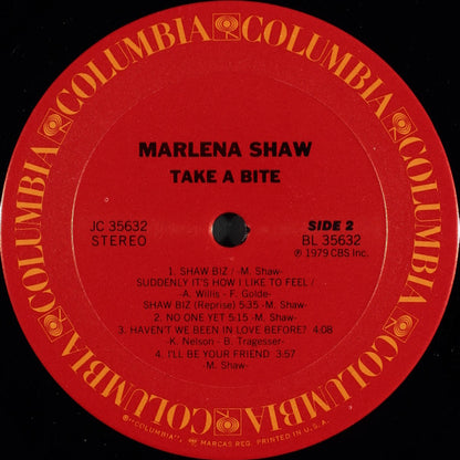 Marlena Shaw : Take A Bite (LP, Album, P/Mixed)