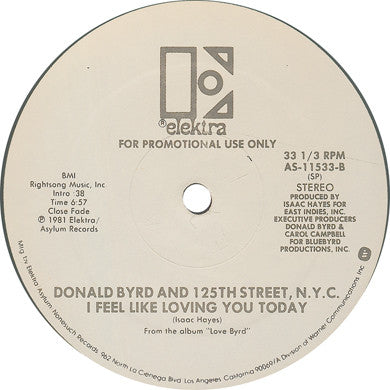 Donald Byrd & 125th Street, N.Y.C. : I Love Your Love (12")