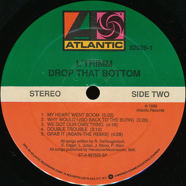 L'Trimm : Drop That Bottom (LP, Album)