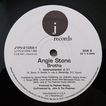 Angie Stone : Brotha (12", Promo)