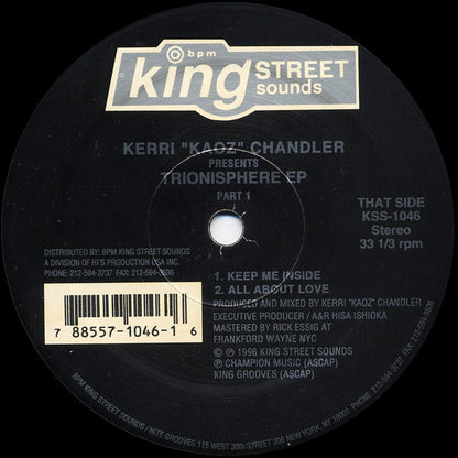 Kerri "Kaoz" Chandler* : Trionisphere EP (Part 1) (12", EP)