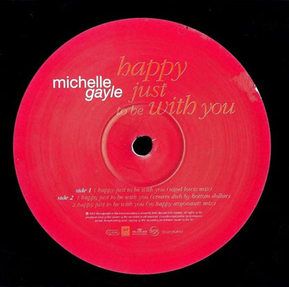 Michelle Gayle : Happy Just To Be With You (12", Single)