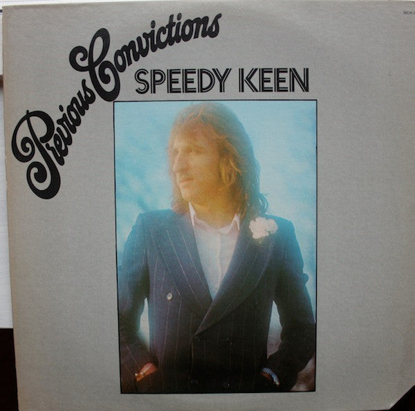 John "Speedy" Keen : Previous Convictions (LP, Album, Pin)
