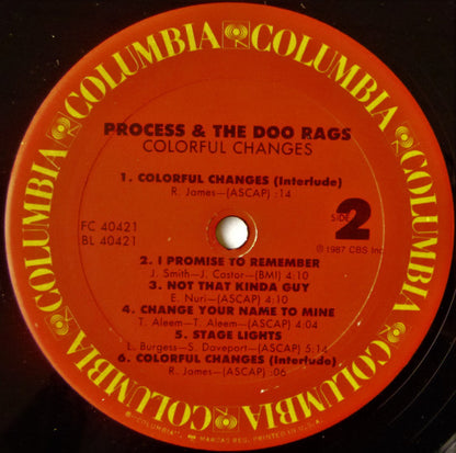 Process and the Doo Rags : Colorful Changes (LP)