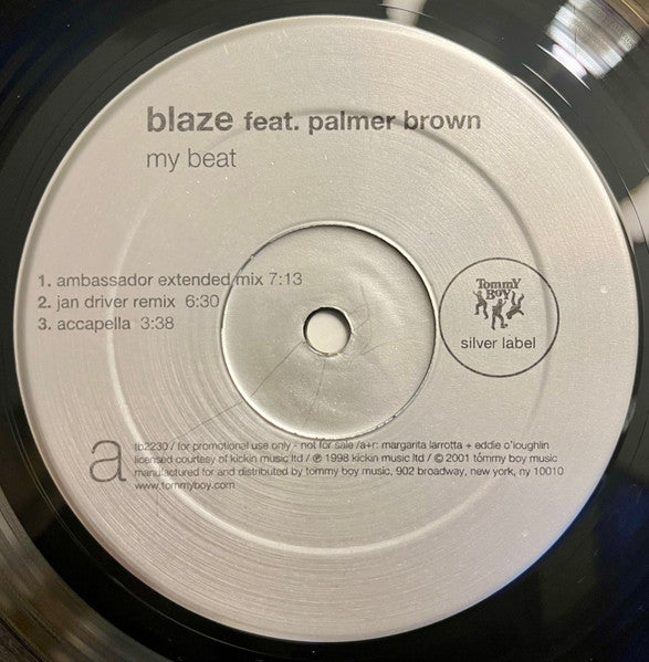 Blaze : My Beat (12", Promo)