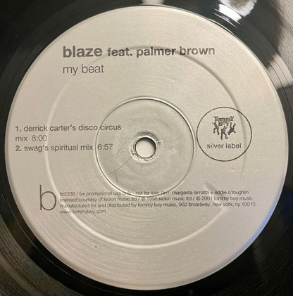Blaze : My Beat (12", Promo)