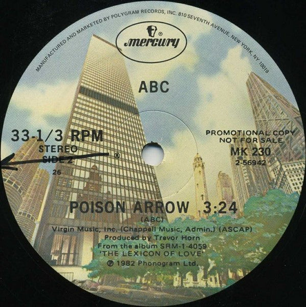 ABC : All Of My Heart (12", Promo)
