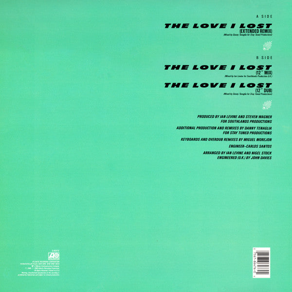 Seventh Avenue : The Love I Lost (12", Single)