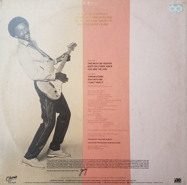 Jerry Carr : This Must Be Heaven (LP, Album)