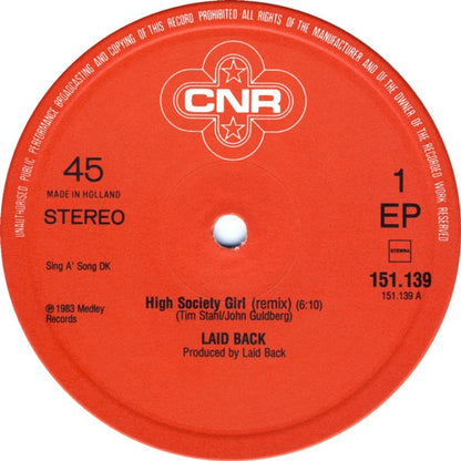 Laid Back : High Society Girl (12", Maxi)