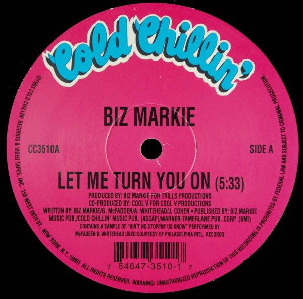 Biz Markie : Let Me Turn You On / Spring Again (12", Ltd)