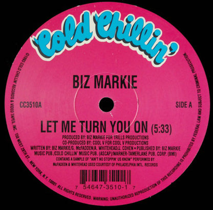 Biz Markie : Let Me Turn You On / Spring Again (12", Ltd)