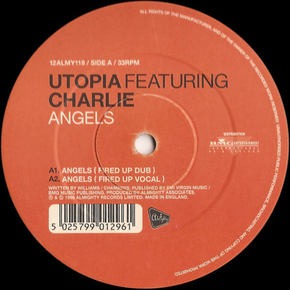 Utopia (7) Featuring Charlie (4) : Angels (12")