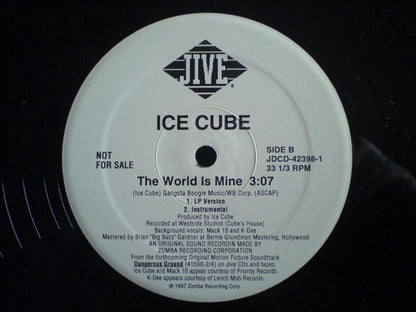 Ice Cube : The World Is Mine (12", Promo)