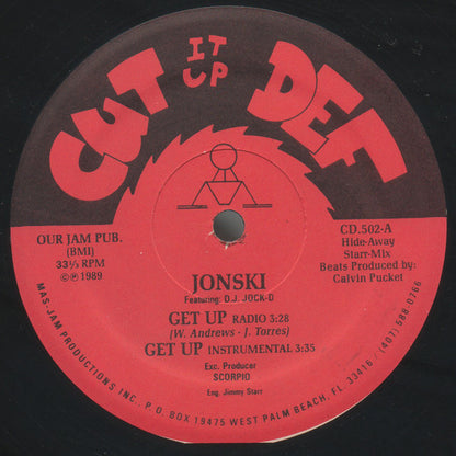 Jonski Featuring: D.J. Jock-D* : Get Up (12")