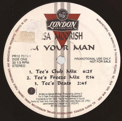 Lisa Moorish : I'm Your Man (12", Promo)