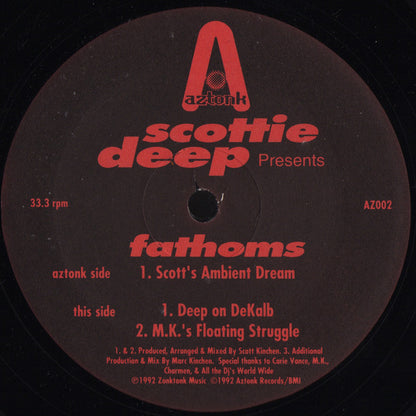 Scotti Deep : Fathoms (12")
