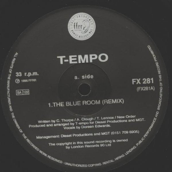 T-Empo : The Look Of Love / The Blue Room (12")