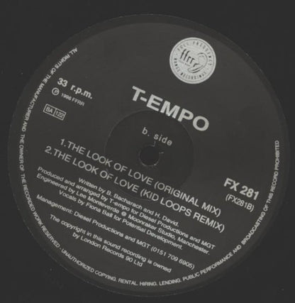 T-Empo : The Look Of Love / The Blue Room (12")