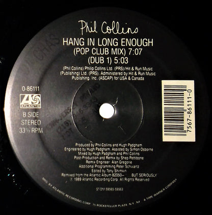 Phil Collins : Hang In Long Enough (12", SRC)
