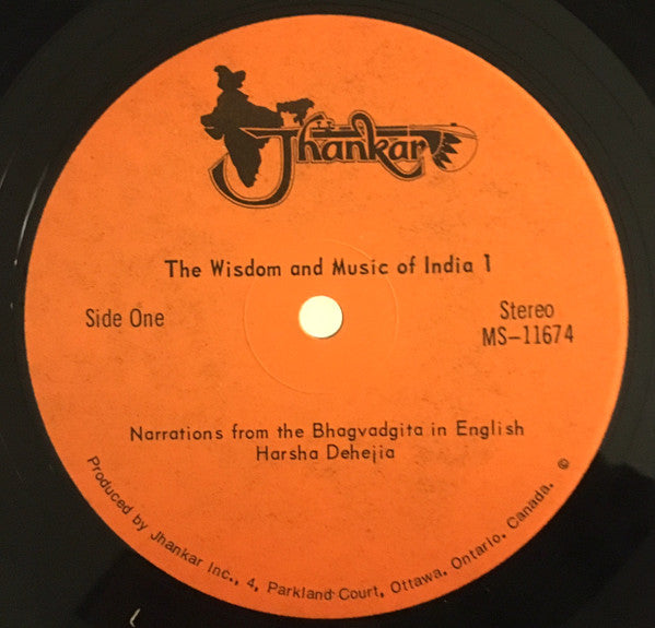 Harsha Dehejia*, Arvind Parikh : The Wisdom And Music Of India 1 (LP, Album)