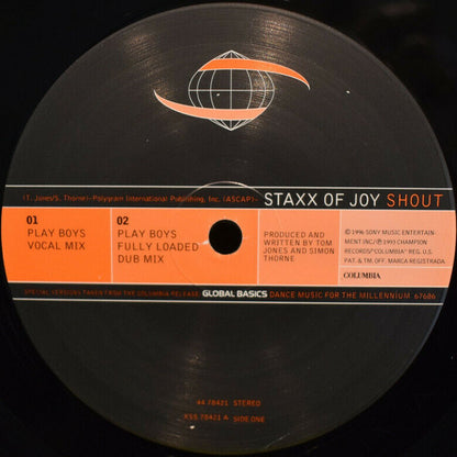 Staxx Of Joy* : Shout (12")