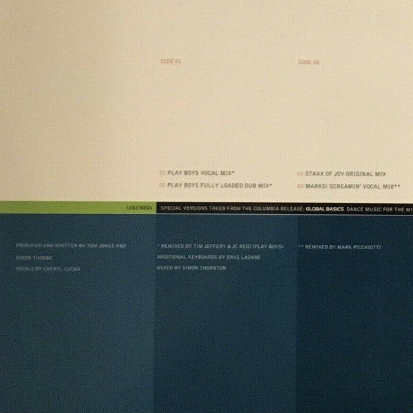 Staxx Of Joy* : Shout (12")