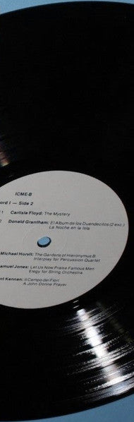 The International Contemporary Music Exchange : Presents, Outstanding Contemporary Composers Of Texas - A Sampler And Comprehensive Survey (2xLP, Gat)