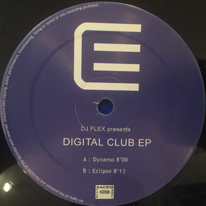 DJ Flex : Digital Club EP (12", EP)