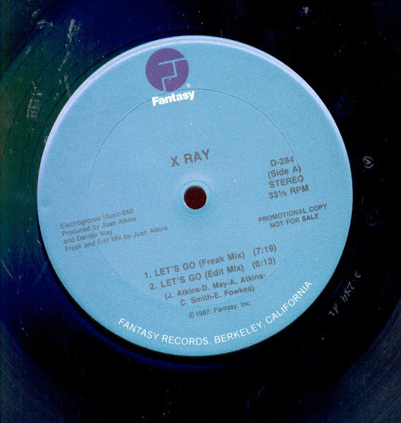 X-Ray : Let's Go (Remixes) (12", Promo)