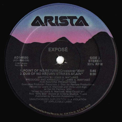 Exposé : Point Of No Return (All New Mixes!) (12")