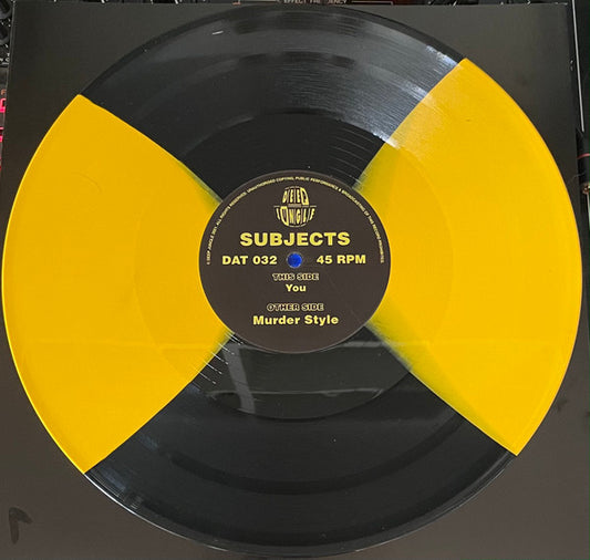 Subjects (5) : Murder Style / You  (12", S/Edition, Yel)